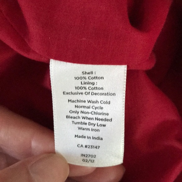 Talbots A line embroidered lined skirt in EUC. - Picture 5 of 5